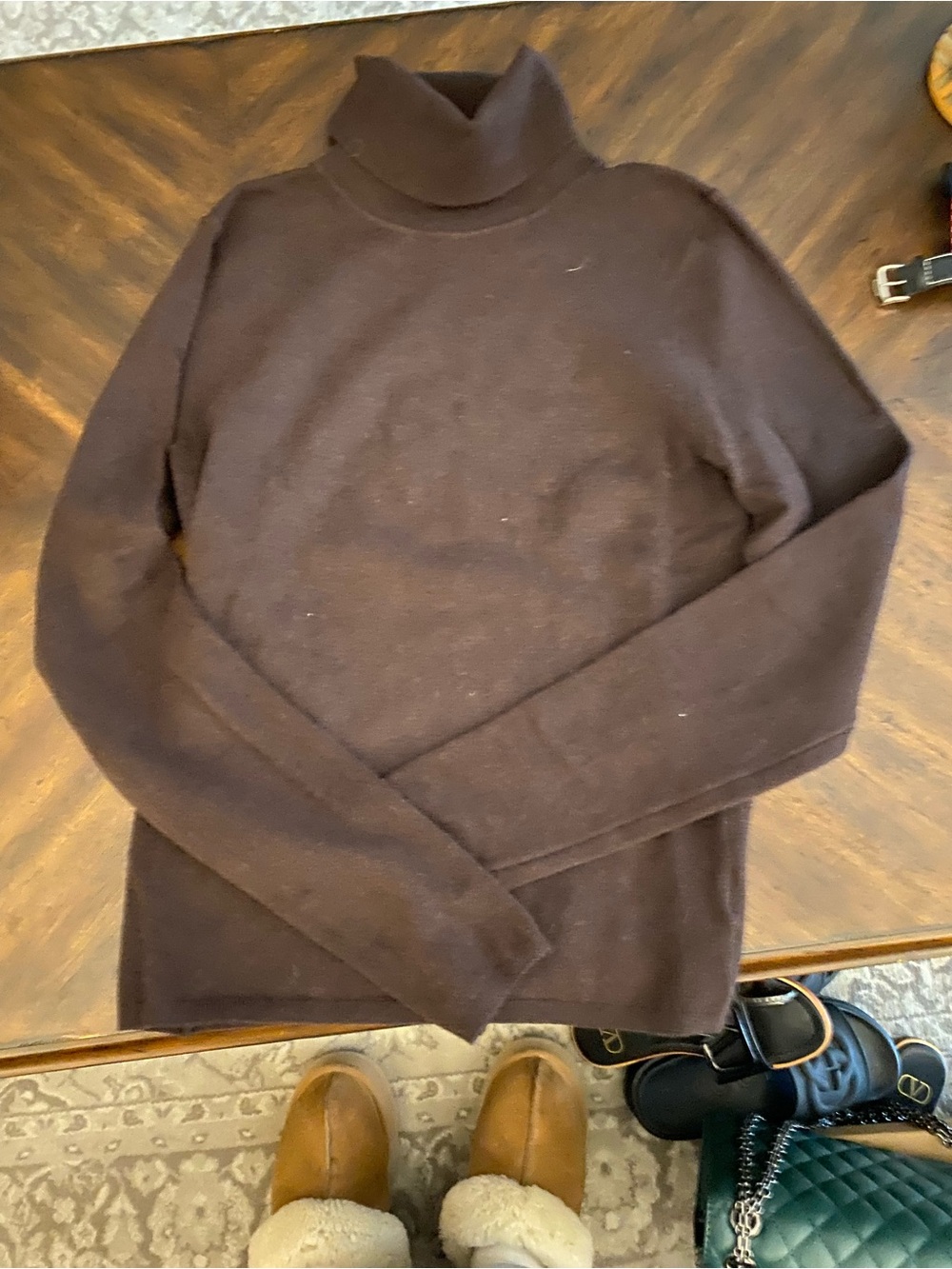 EUC GAP Chocolate Brown Turtleneck Sweater